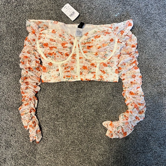 Windsor Bustier Crop Top - Picture 2 of 5